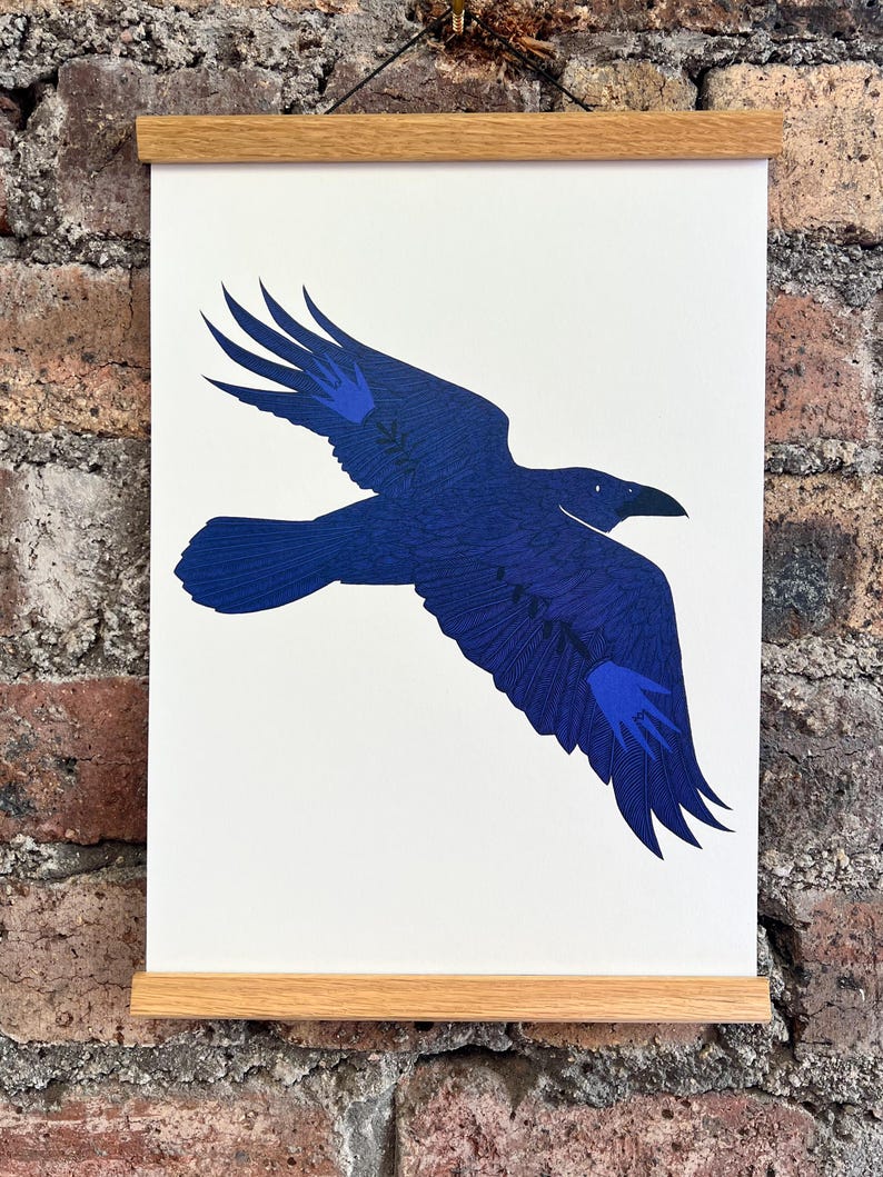 Morrígan Raven Goddess A3 Print