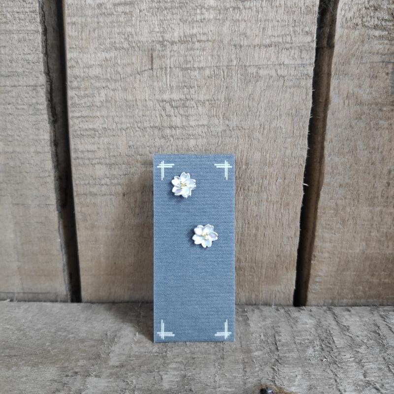 Sterling Silver Flower stud earrings