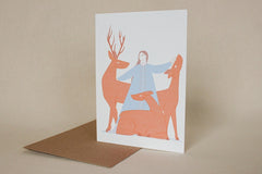 'Cailleach Beinn a'Bhric' Scottish goddess card