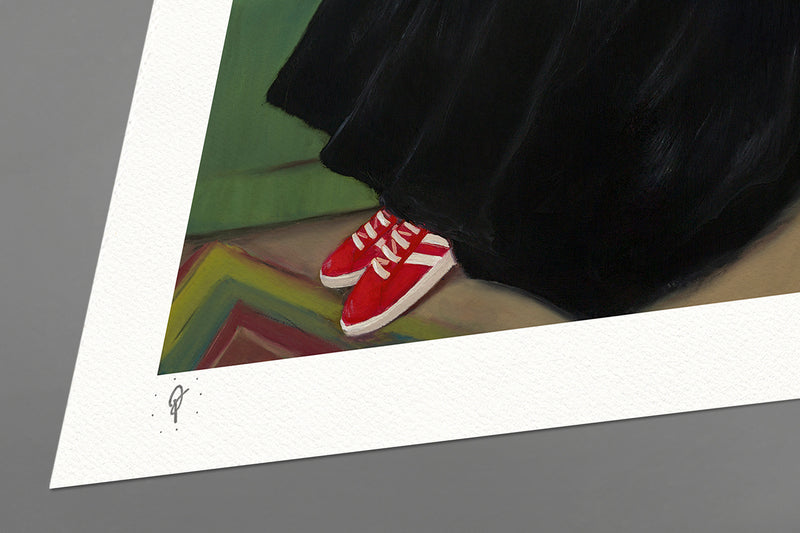 Ross Muir fine art print - 'Completed It Mate'