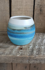 Hebridean Collection stoneware espresso tumbler/mini vase (VS134)