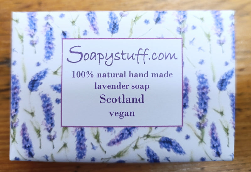Natural vegan lavender soap