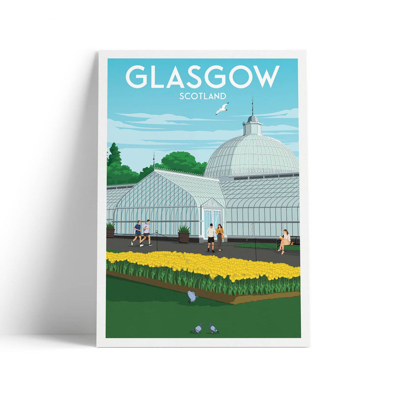 Botanics, Glasgow - A4 travel poster print