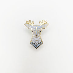 Enamel pin - Fairytale Deer (blue)