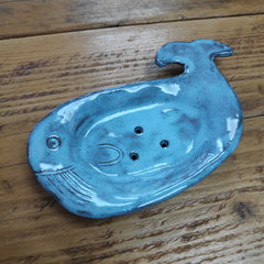 Whale ceramic soap dish!