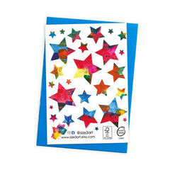 Merry Christmas stars card