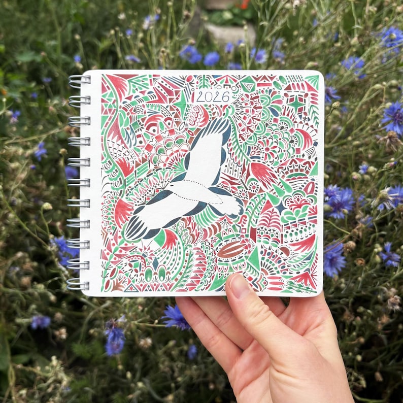 2026 Illustrated Diary - Kite bird