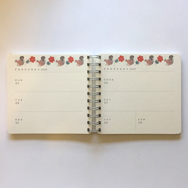 2026 Illustrated Diary - Squirrel