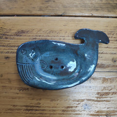 Whale ceramic soap dish!