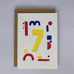 7 shapes card