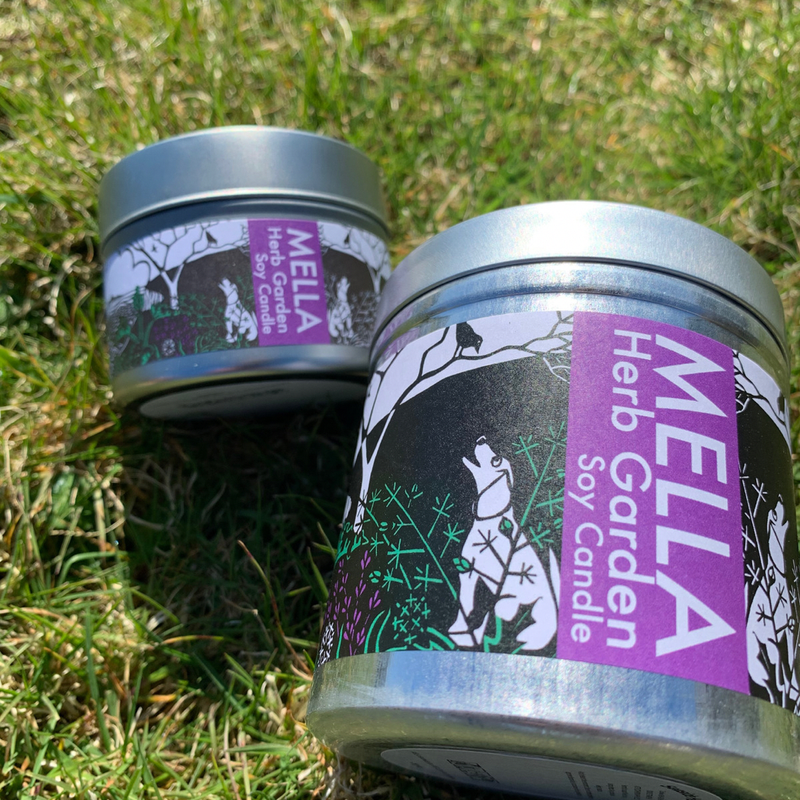 Mella Soy Candle - Herb Garden (available in two sizes)