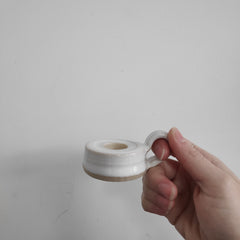 Hand thrown ceramic candle holders