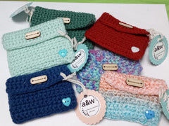 Crochet small purse - different colours available