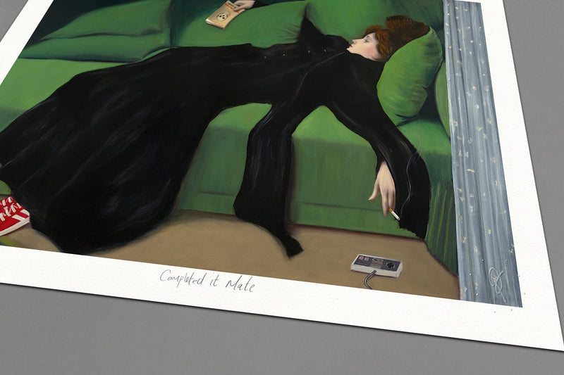 Ross Muir fine art print - 'Completed It Mate'