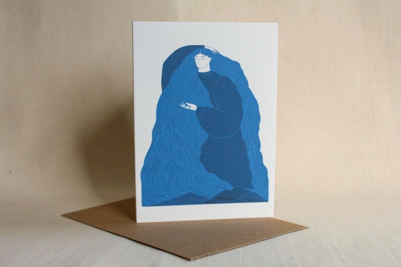 'Loch Obha' Scottish goddess card