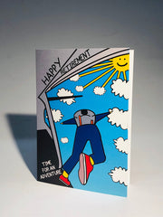 Happy retirement - time for an adventure card