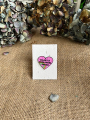 Enamel pin - Silently Screaming Inside