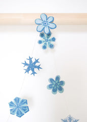 Paper garland - Snowflakes