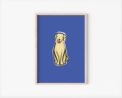 Labrador A5 Art Print