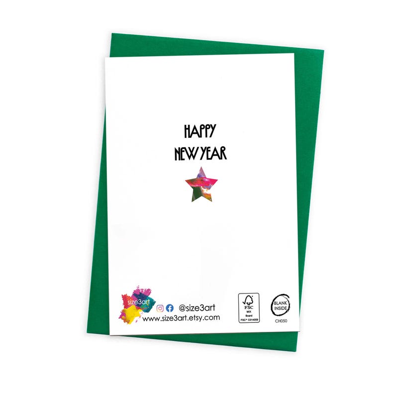 Merry Christmas 3 trees card