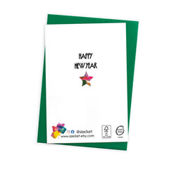 Merry Christmas 3 trees card