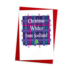 Christmas wishes from Scotland card