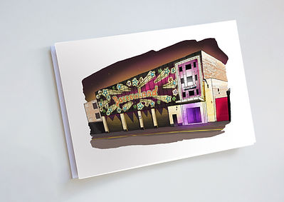The Barrowlands greetings card