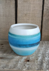 Hebridean Collection stoneware espresso tumbler/mini vase (VS121)