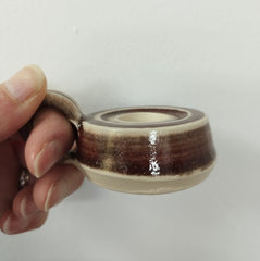 Hand thrown ceramic candle holders