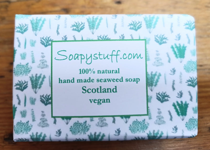 Natural vegan seaweed soap