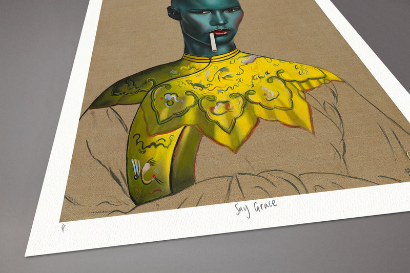 Ross Muir fine art print - 'Say Grace'