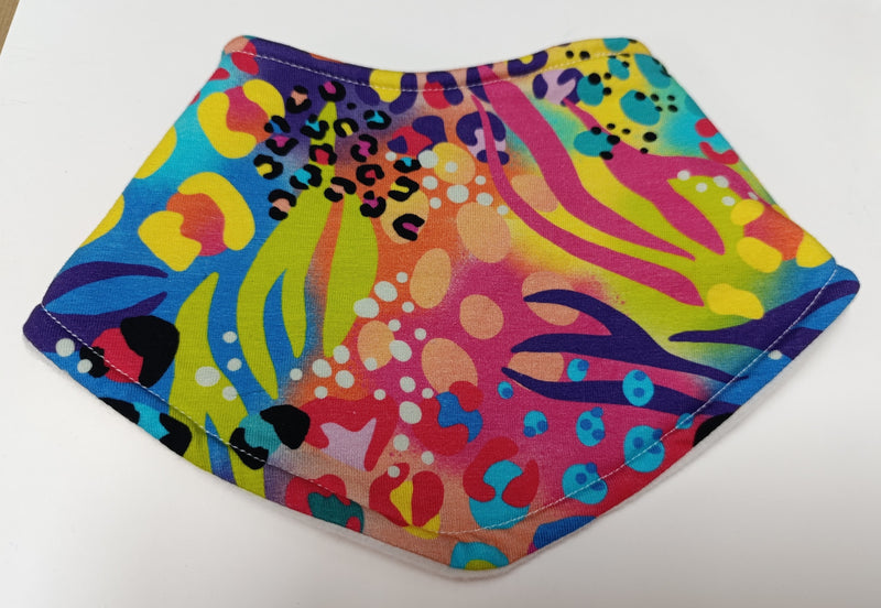 Bandana style bib - under the sea & leopard print