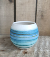 Hebridean Collection stoneware espresso tumbler/mini vase (VS75)