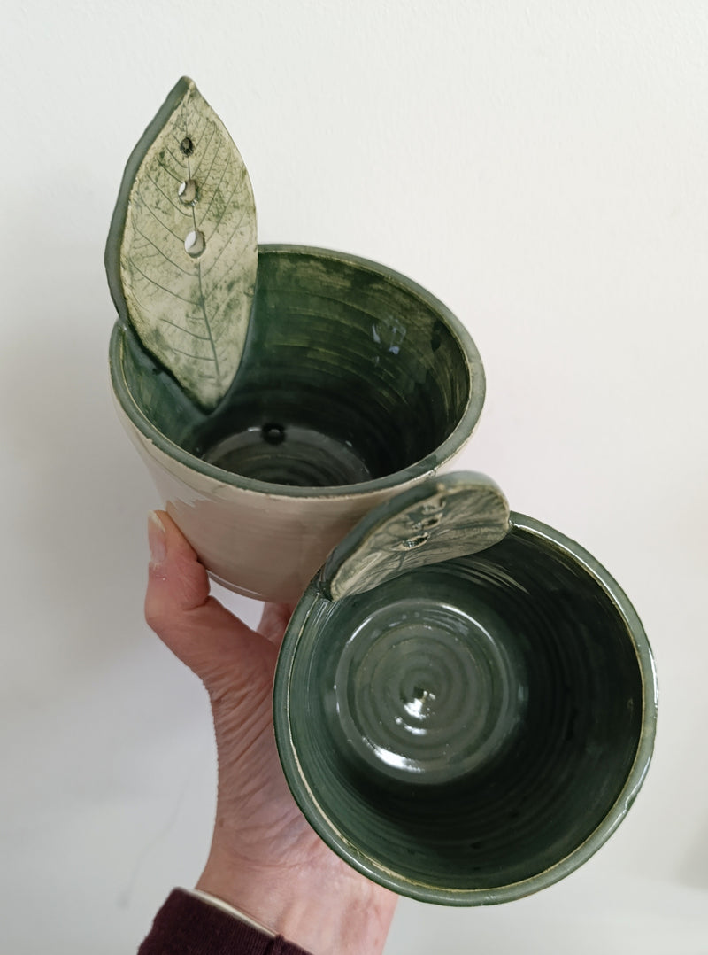 RESERVED FOR PAUL - Ceramic herb stripper