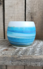 Hebridean Collection stoneware espresso tumbler/mini vase (VS120)