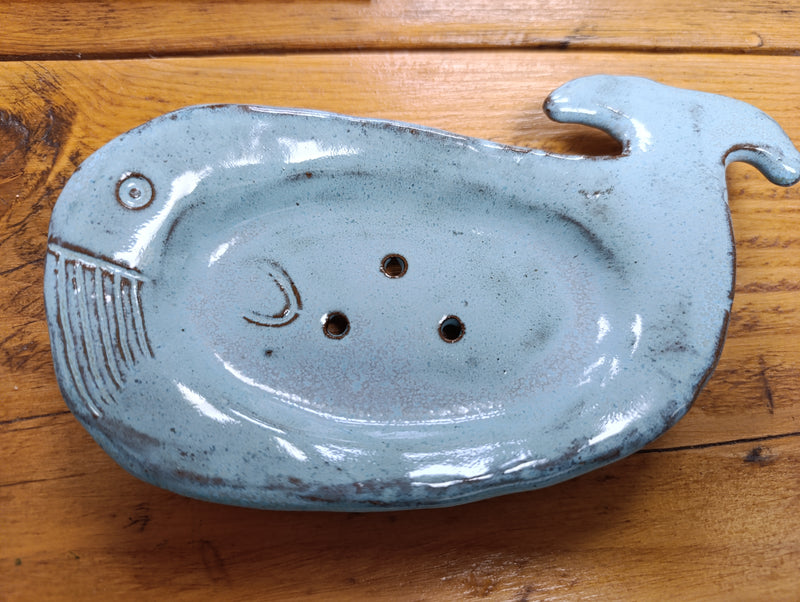 Whale ceramic soap dish!