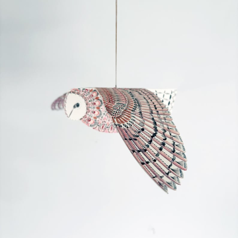 Pop up bird paper decoration