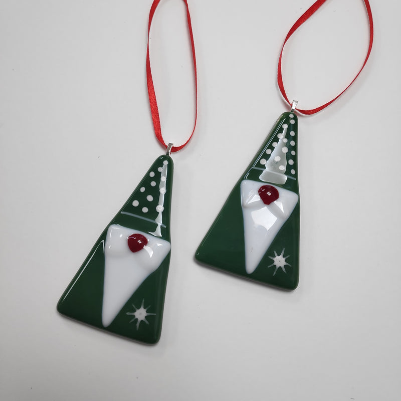 Christmas Santa gnome tree decorations