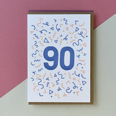 90 shapes and squiggles card