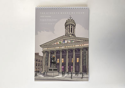 'The Streets Where We Roam' Glasgow 2026 A4 Calendar