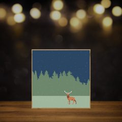 Winter Stag card