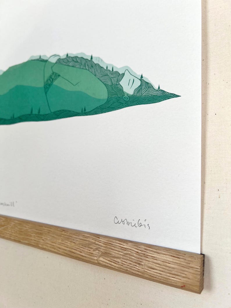 Fionn Mac Cumhaill A3 Print