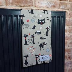 Tea towel - kitty cat print