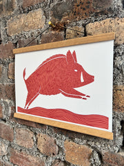 Caledonian Boar A3 Print