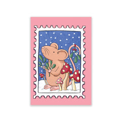 Christmas Woodland Stamps Mini Card Box
