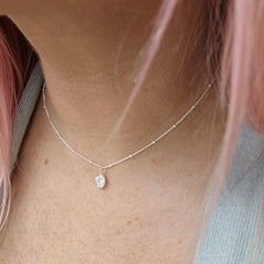 Moonlit Ripples Sterling Silver Choker