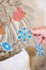 Paper garland - Snowflakes
