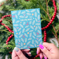 Christmas foliage pack of 6 cards