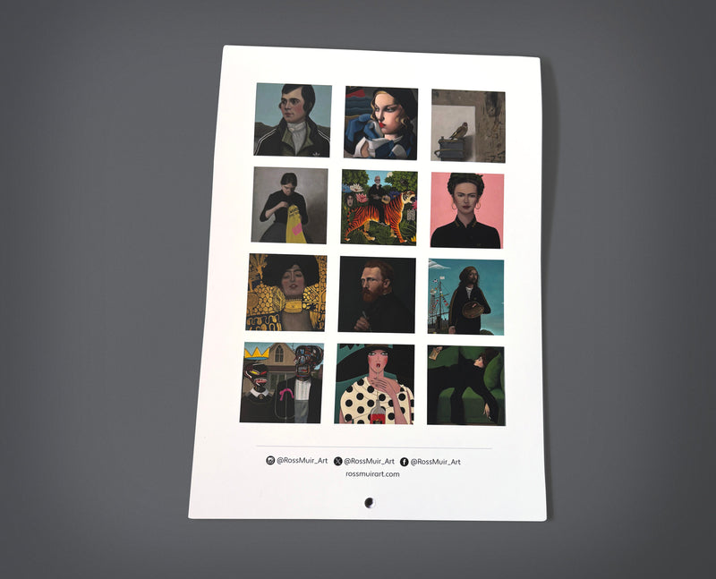 Ross Muir 2026 calendar