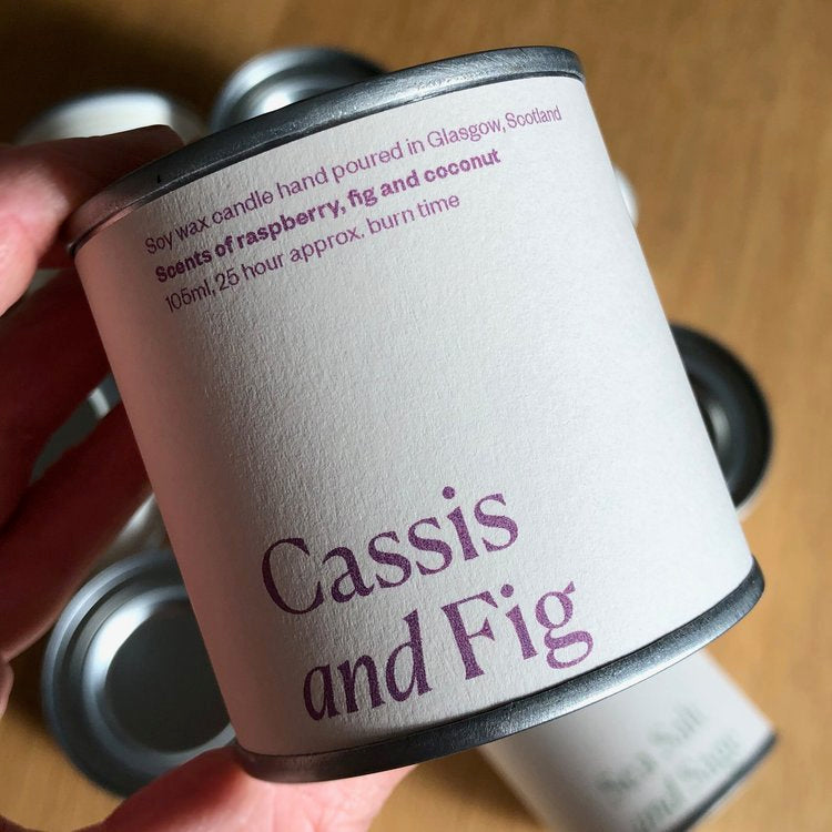 Cassis and Fig soy candle
